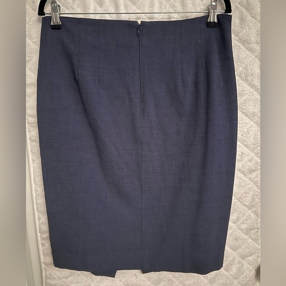 LOFT Faux Wrap Pencil Skirt with Pocket Detail - Picture 7 of 7
